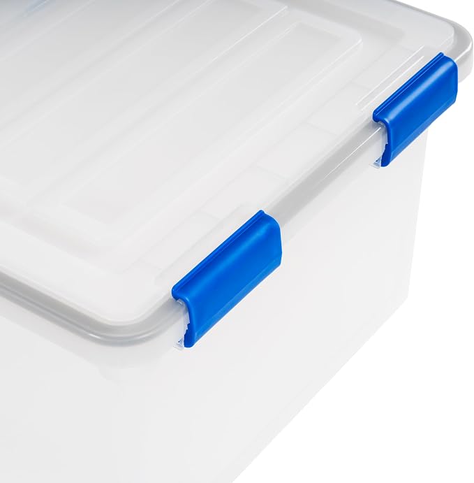 IRIS USA WeatherPro File Box Organizer, Letter/Legal, 32 Qt. 3-Pack - Image 7