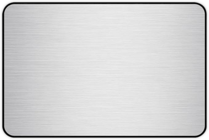 Brushed Metal Texture Desk Mat by Unknown