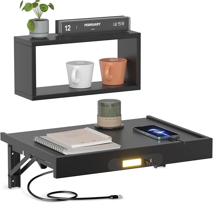 TEAMIX Floating Nightstand by TEAMIX