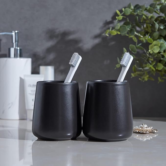 Black Toothbrush Holder for Bathroom - Image 5