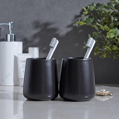 Black Toothbrush Holder for Bathroom - Image 5