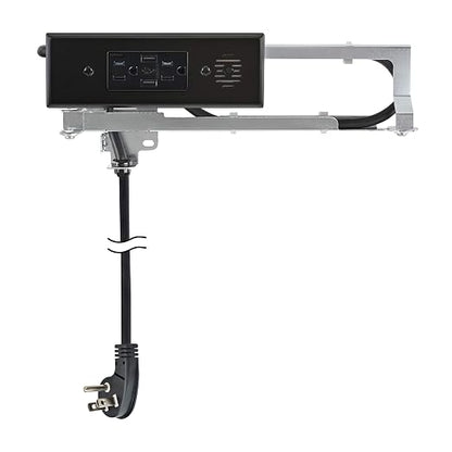 Docking Drawer Blade in-Drawer Outlet, Integrated Safety Shutoff, USB-A & 15 by DockingDrawer