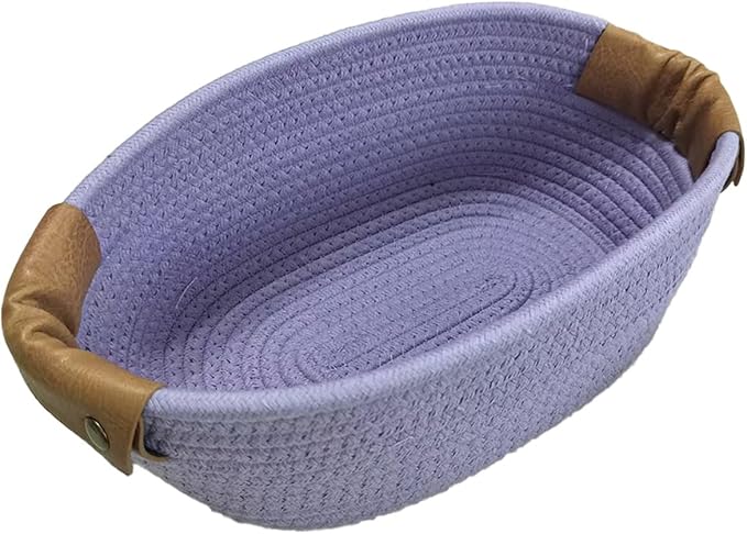Medium Cotton Woven Basket by SOORXIEIN