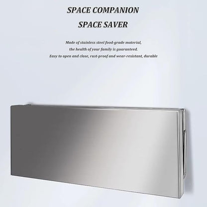 Stainless Steel Folding Wall Shelf, Stainless Steel Wall Mount Folding Table - Image 3