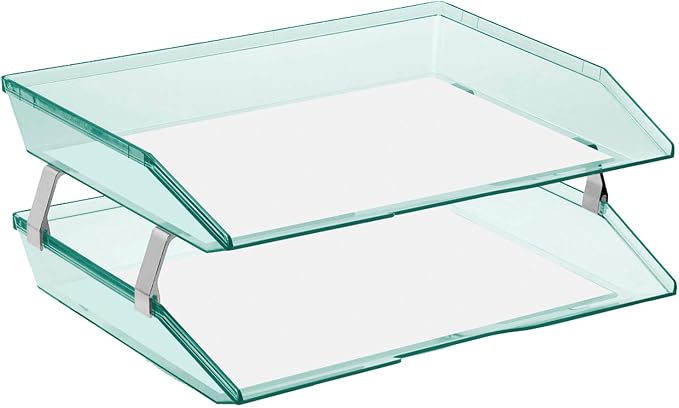 Acrimet Facility 2 Tier Letter Tray, Side Load, Letter Size/A4, Desktop File - Image 2