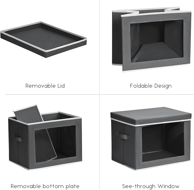 Homsorout Storage Bins with Lids - Image 7