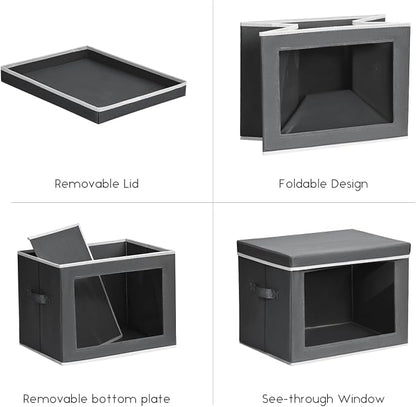 Homsorout Storage Bins with Lids - Image 7