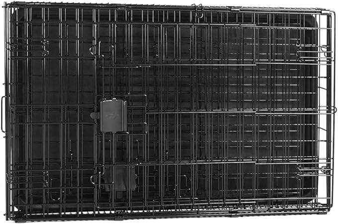 Amazon Basics Durable, Foldable Metal Wire Dog Crate - Image 4