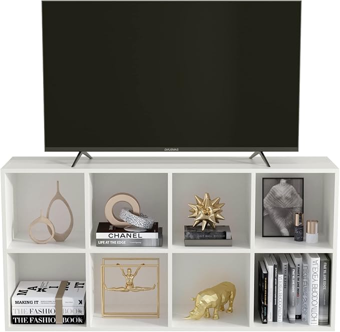 8-Cube Storage Shelf Bookcase - Image 4