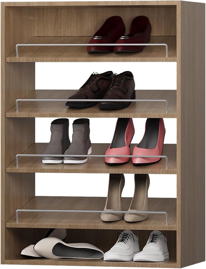 ROOMTEC 31.5" Shoe Shelf Short Tower Closet Unit, Modular Closet System by ROOMTEC