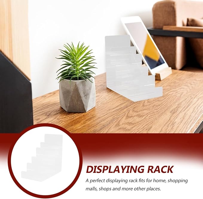 Cabilock Acrylic Wallet Display Stand Multi-Layer Tabletop Storage Rack - Image 7