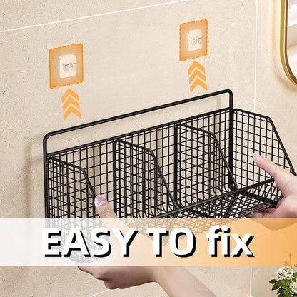 Hanging Wire Fruit Basket with Adhesive Hooks, Hanging Fruit Baskets - Image 7