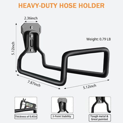 Hose Hanger, Hose Holder Wall Mount Heavy Duty Organizer - Image 5