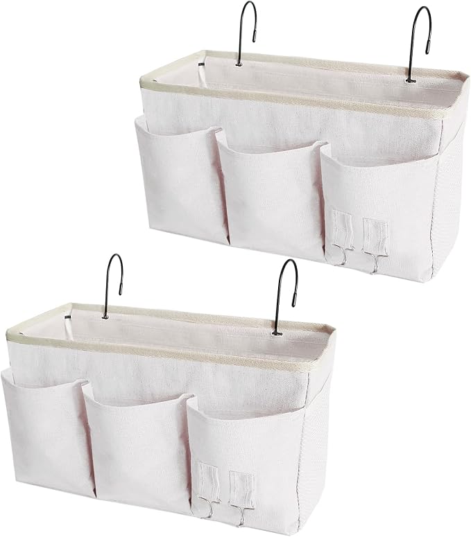 Bedside Caddy, Bedside Hanging Storage Organizer forBunk and Hospital Beds by SMALIGOLA