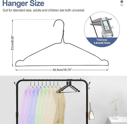 SPECILITE Wire Hangers 150 Pack, Metal Wire Clothes Hanger Bulk - Image 6