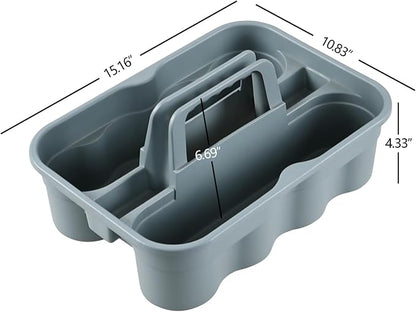 6-Pack Plastic Shower Caddy Tote, Portable Storage Caddy Basket Organizer - Image 2