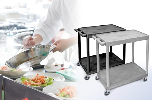 Classroom Basics HE38-G Utility Cart - Image 4