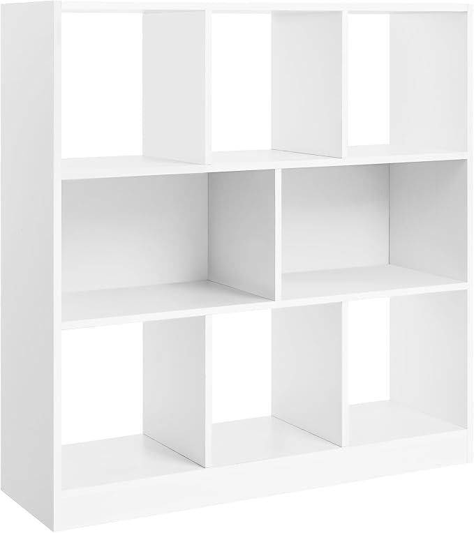 VASAGLE Bookcase, Freestanding Storage Unit, 8 Open Compartments, Used by VASAGLEbySONGMICSHOME