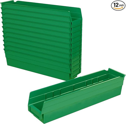 Akro-Mils 30128 Heavy Duty Plastic Shelf Bins, Refrigerator, Drawer Organization by Akro-Mils