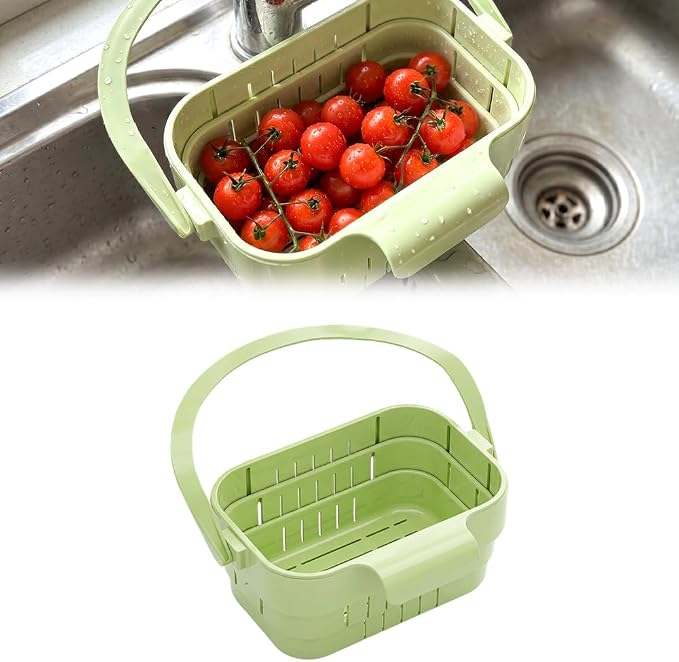 Collapsible Sink Strainer Basket, Foldable Hanging Colander, Suitable by Unknown