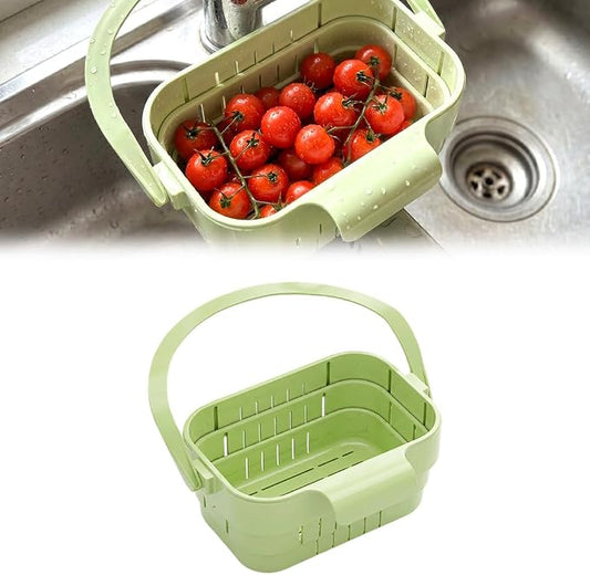 Collapsible Sink Strainer Basket, Foldable Hanging Colander, Suitable by Unknown
