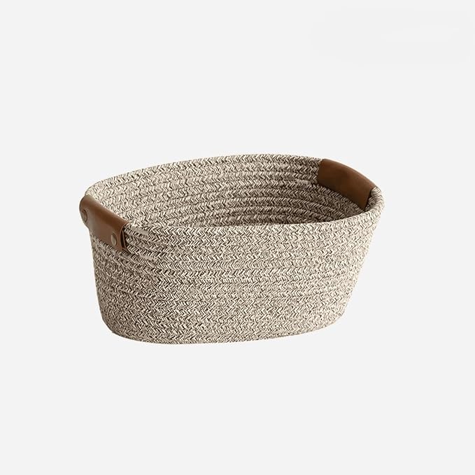 Medium Cotton Woven Basket by SOORXIEIN