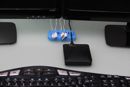 Heaviest Cable Organizer on The Market! Compact and Weighted Desktop Cord - Image 3
