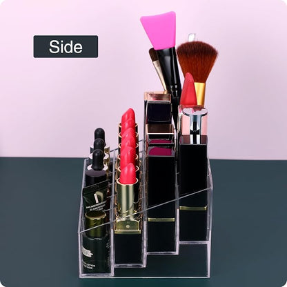 Lipstick Organizer, Small Clear Plastic Compact Lip Gloss Chapstick Perfume - Image 5