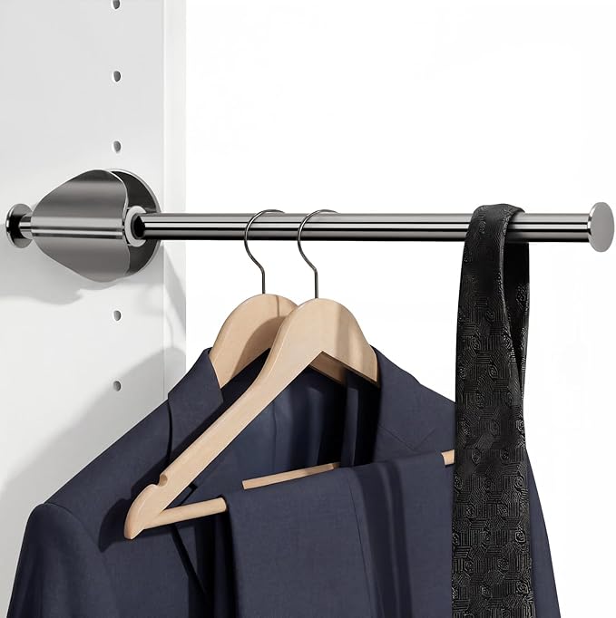INMAKER Valet Rod for Closet Pull out | Slide out to 9.5" Hanger Rod for ≥12" by INMAKER