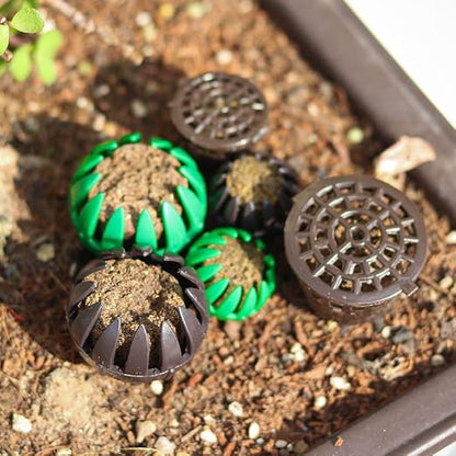 12 Pack Bonsai Fertilizer Pellets Basket Container Cactus Planting Nutrition - Image 2
