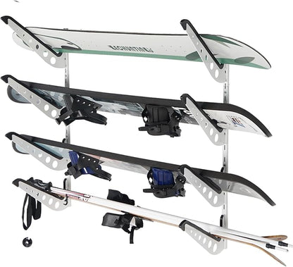 Snowboard Wall Racks, Adjustable Storage Rack by JUSTOOP