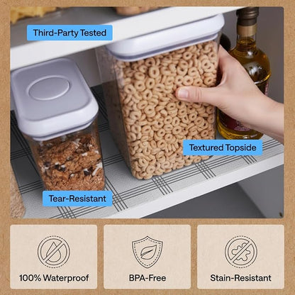 GORILLA GRIP DripGuard Shelf Liner, Non-Adhesive Drawer and Kitchen Cabinet - Image 5