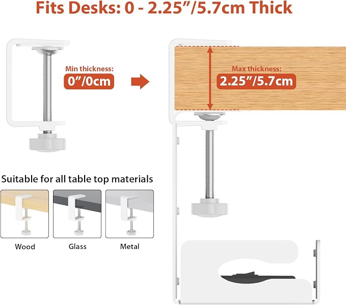 Univivi Under Desk Cable Management Tray - Image 7