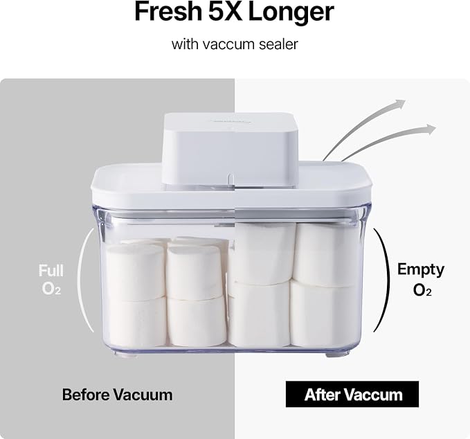 VAKUEN Premium Airtight Food Storage Container. Meal Prep 0.85qt 5pc/Set. 4pcs - Image 3