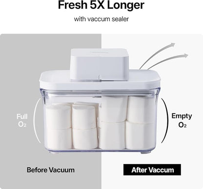 VAKUEN Premium Airtight Food Storage Container. Meal Prep 0.85qt 5pc/Set. 4pcs - Image 3