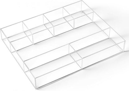 Large Acrylic Desk Deep Drawer Organizer by Briwooody