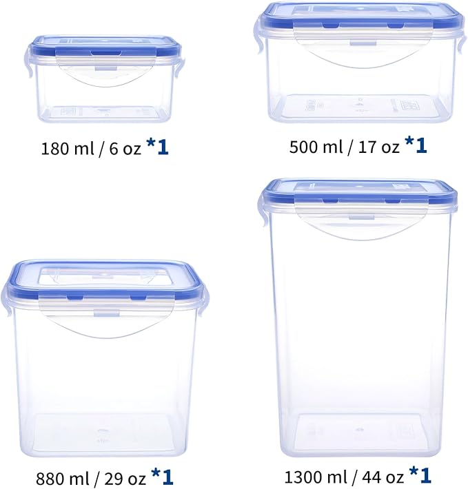 KIGI Airtight Food Storage Containers, Plastic Canisters & Jars - Image 2