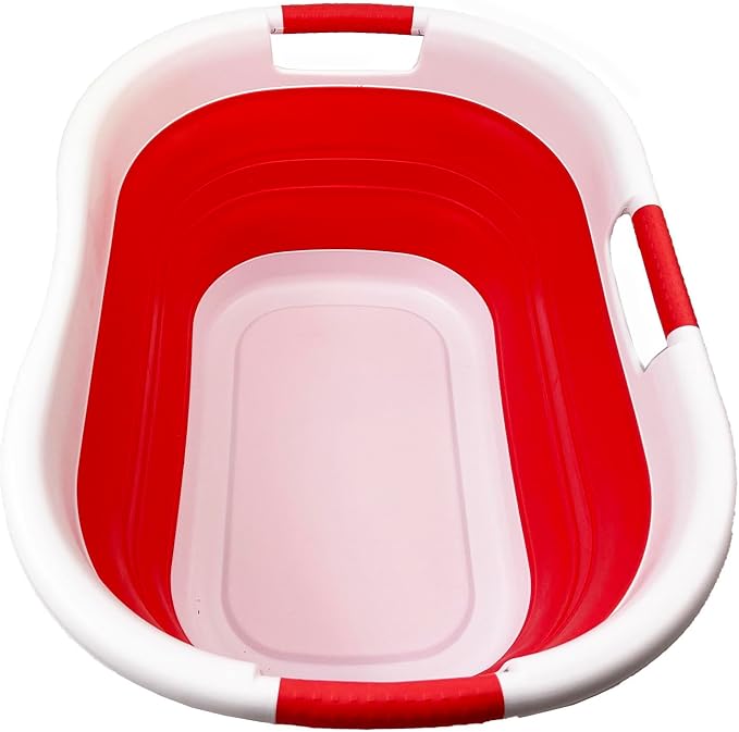 SAMMART 40L Collapsible Plastic Laundry Basket by SAMMART