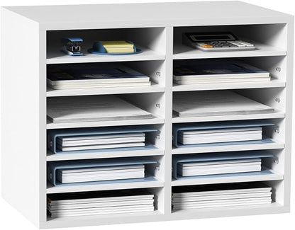 VEVOR Literature Organizers, 12 Compartments Office Mailbox by VEVOR