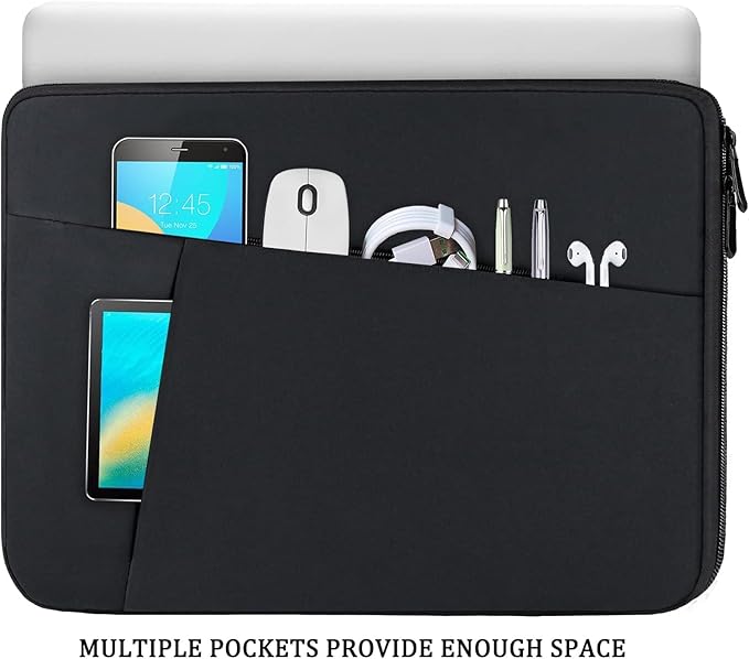 Laptop Sleeve 15 inch, Shockproof Protective Computer Carrying Cover - Image 3