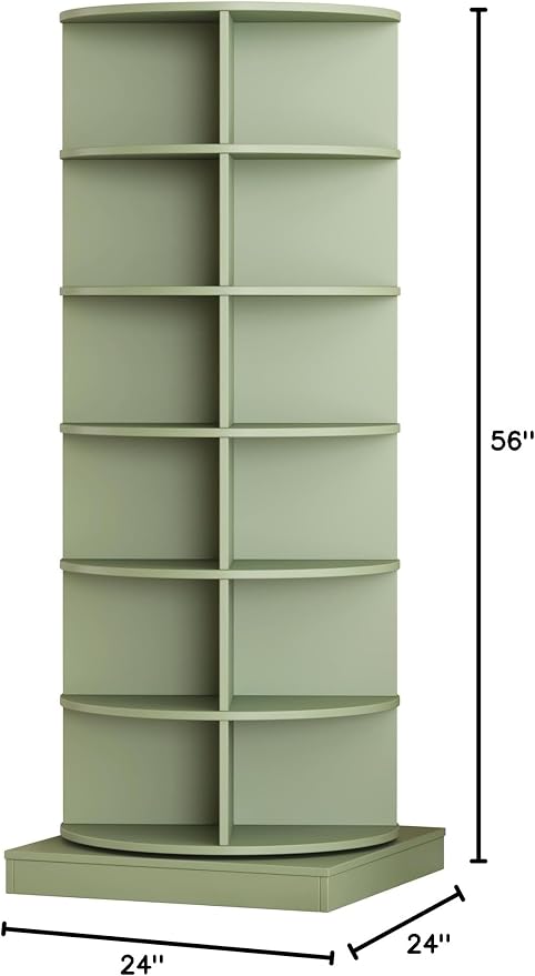 Rotating Shoe Rack Tower, 6-Tier Spinning Shoe Rack, Free Standing 360° - Image 2