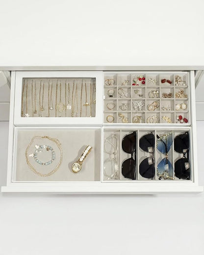 4-Layer Stackable Jewelry Organizer Trays - Image 5