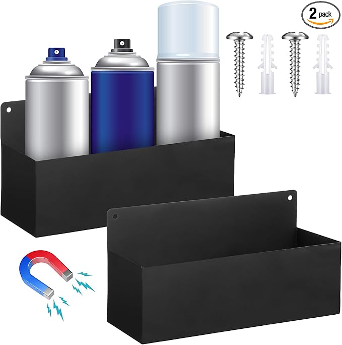Gisafai 2 Pcs Magnetic Aerosol Spray Can Holder Heavy Duty Magnet Toolbox by Gisafai
