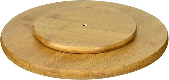 Lipper International 8301 Bamboo Wood 10" Kitchen Turntable - Image 2