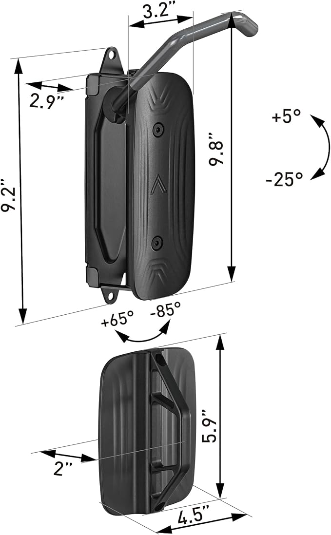 monTEK Swivel Bike Wall Mount – 4 Pack Garage Bike Hanger & Space-Saving - Image 9