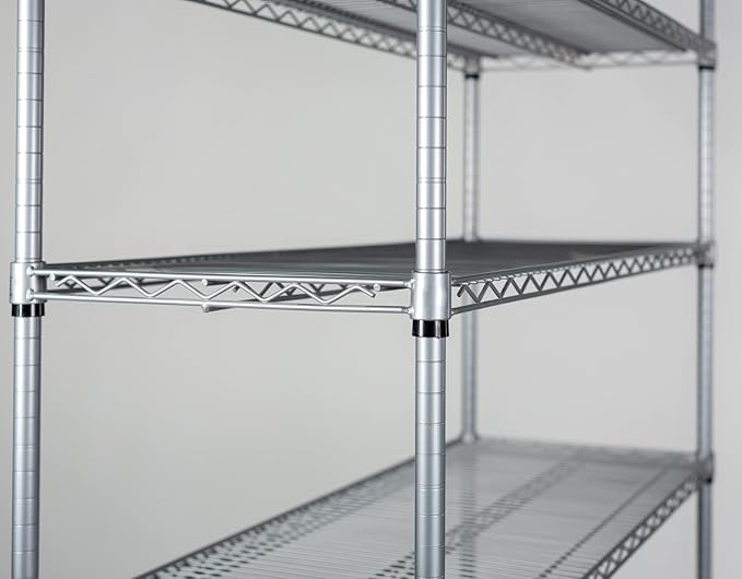 Omega 30" Deep x 72" Wide x 36" High 3 Tier Gray Starter Shelving Unit - Image 4