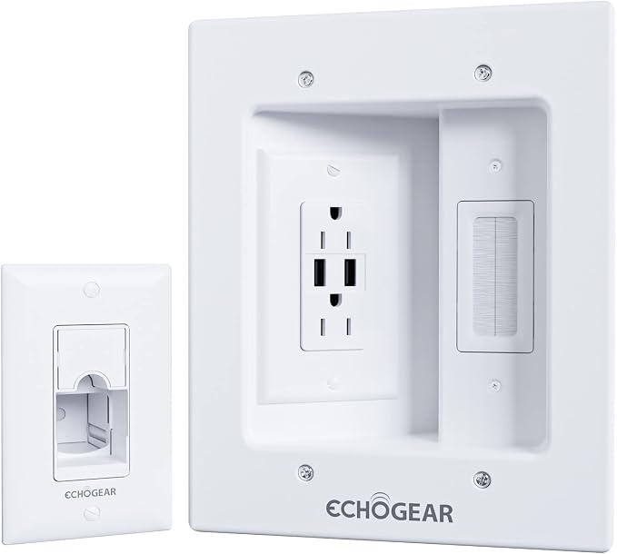ECHOGEAR TV Cord Hider for Wall Mounted TV by ECHOGEAR