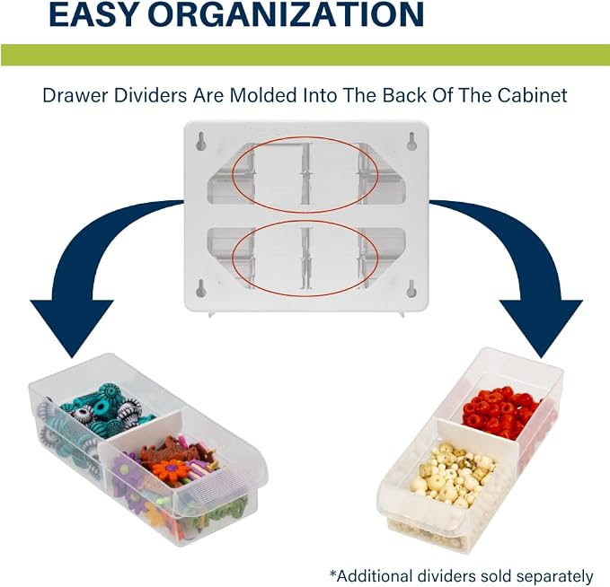 Akro-Mils 16-Drawer Plastic Drawer Storage Cabinet - Image 5