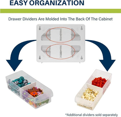 Akro-Mils 16-Drawer Plastic Drawer Storage Cabinet - Image 5