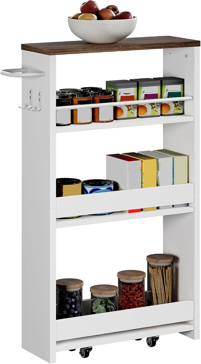 ChooChoo 4-Tier Slim Storage Cart by ChooChoo